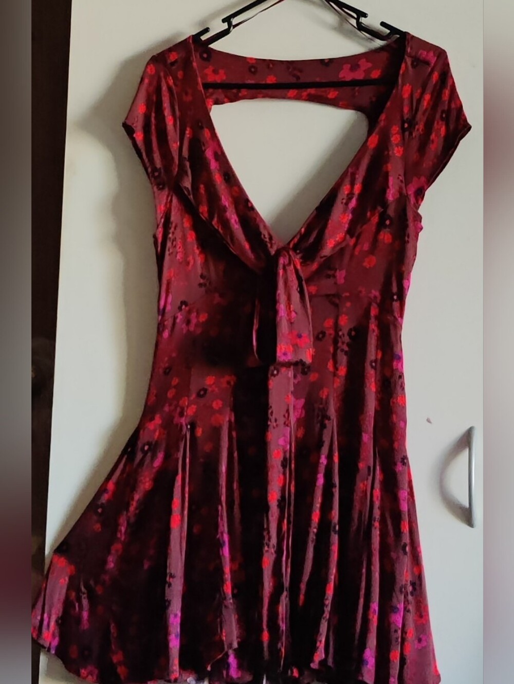 Free People Women’s Dress in Burgundy and Pink